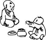 儿童线稿