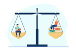人物插图 扁平办公矢量