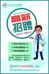医院招聘海报