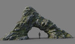 C4D模型岩石假山石头景观石