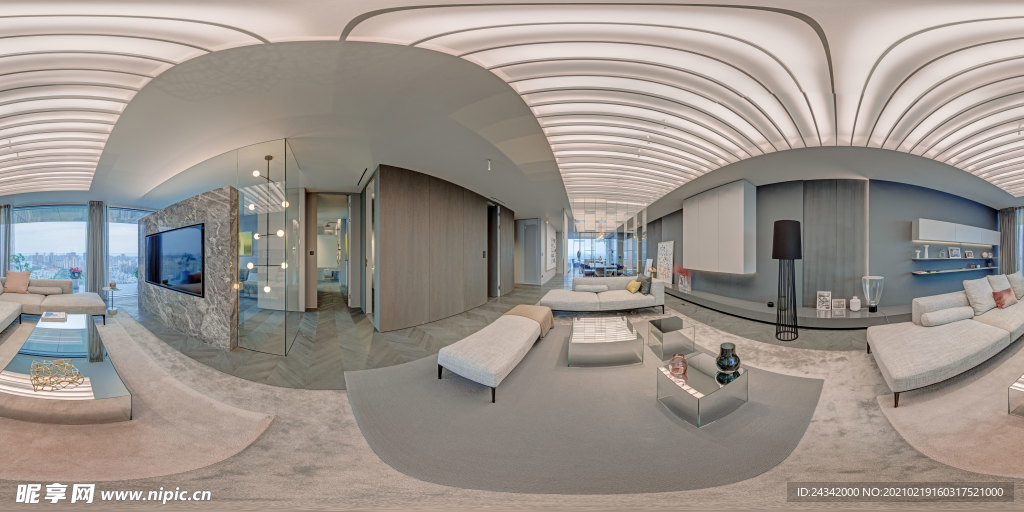 室内设计全景效果图