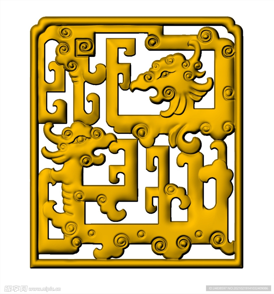 CAD3D装饰画