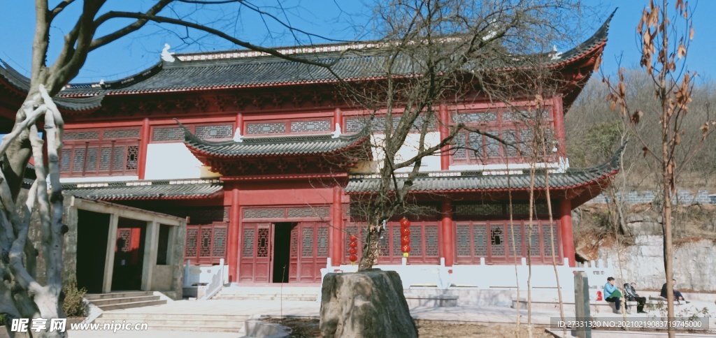 淮南市八公山风景区白塔寺