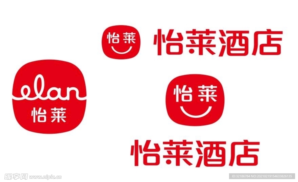 矢量怡莱酒店logo