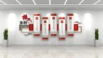 红色文明家园文化墙
