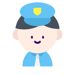 卡通保安