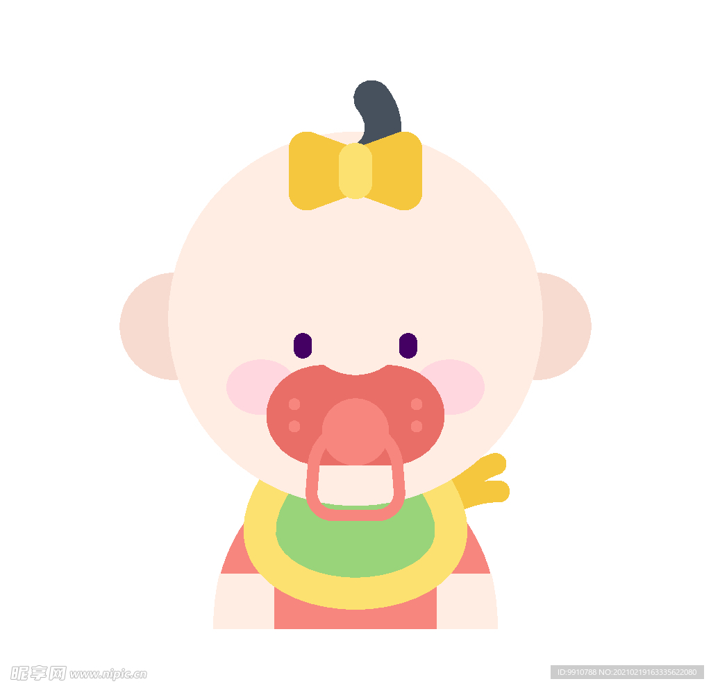卡通婴儿