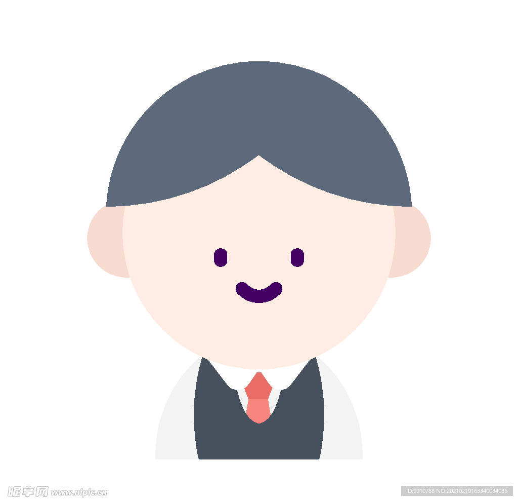 卡通新郎
