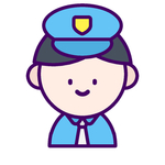 卡通男保镖 保安