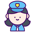 卡通保镖保安