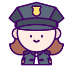 卡通女警