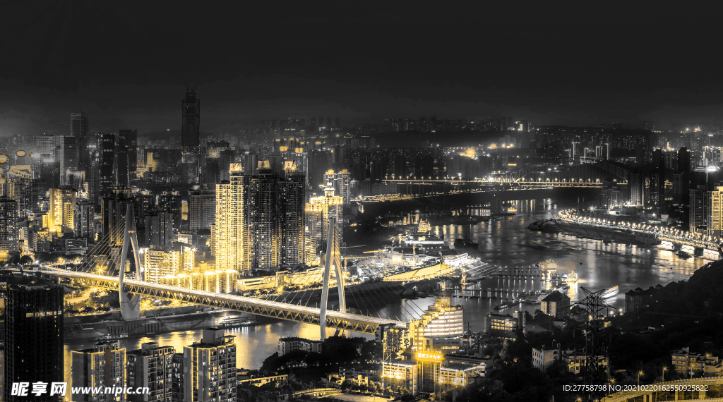 黑金城市 夜景