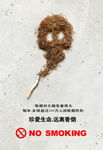 珍爱生命 远离香烟 不学吸烟图