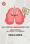 珍爱生命 远离香烟 不学吸烟图