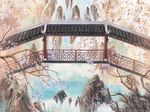 中国风大气插画场景图片