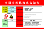 有限空间告知卡