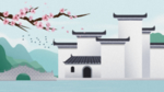 古典插画建筑