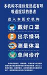 戴口罩量体温扫绿码温馨提示