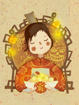 元宵插画