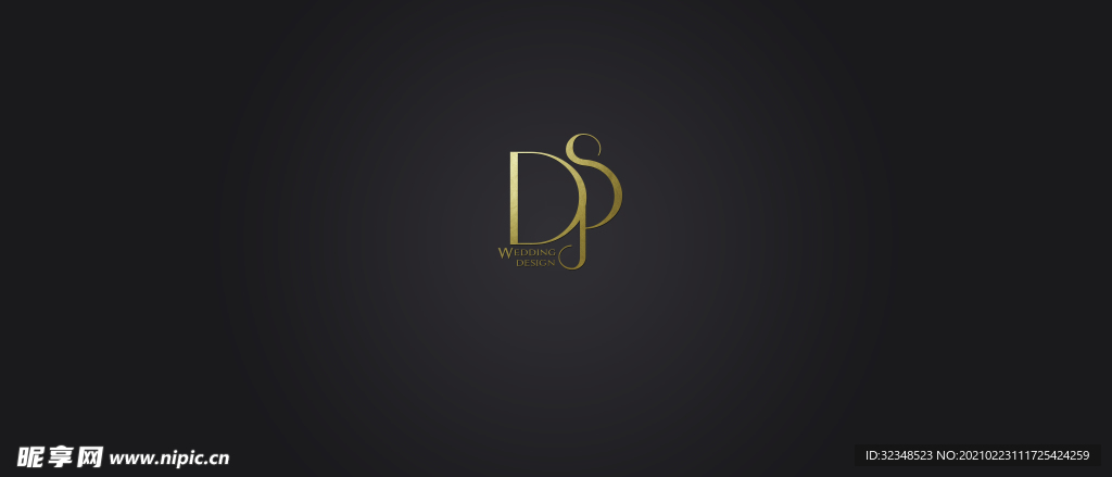 婚礼 黑色 图文   logo
