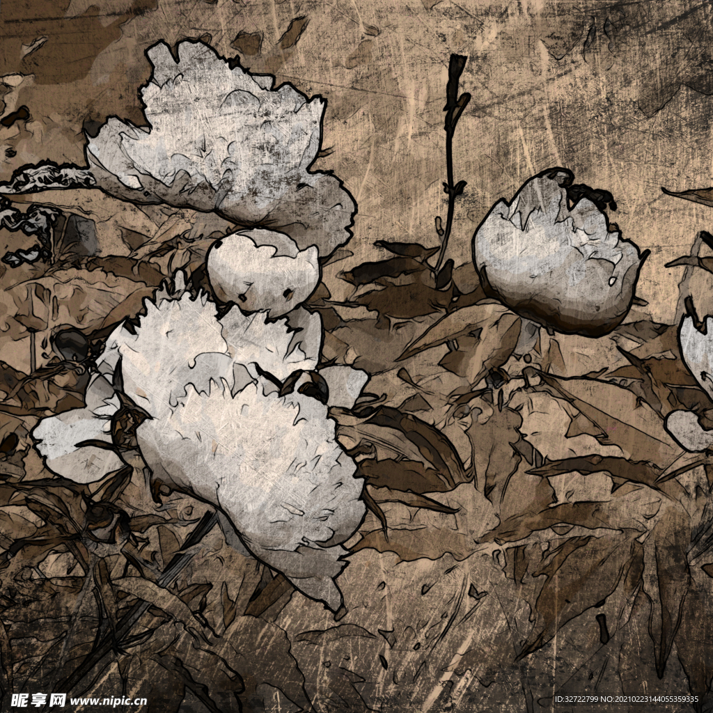油画花卉