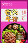 牛排海报