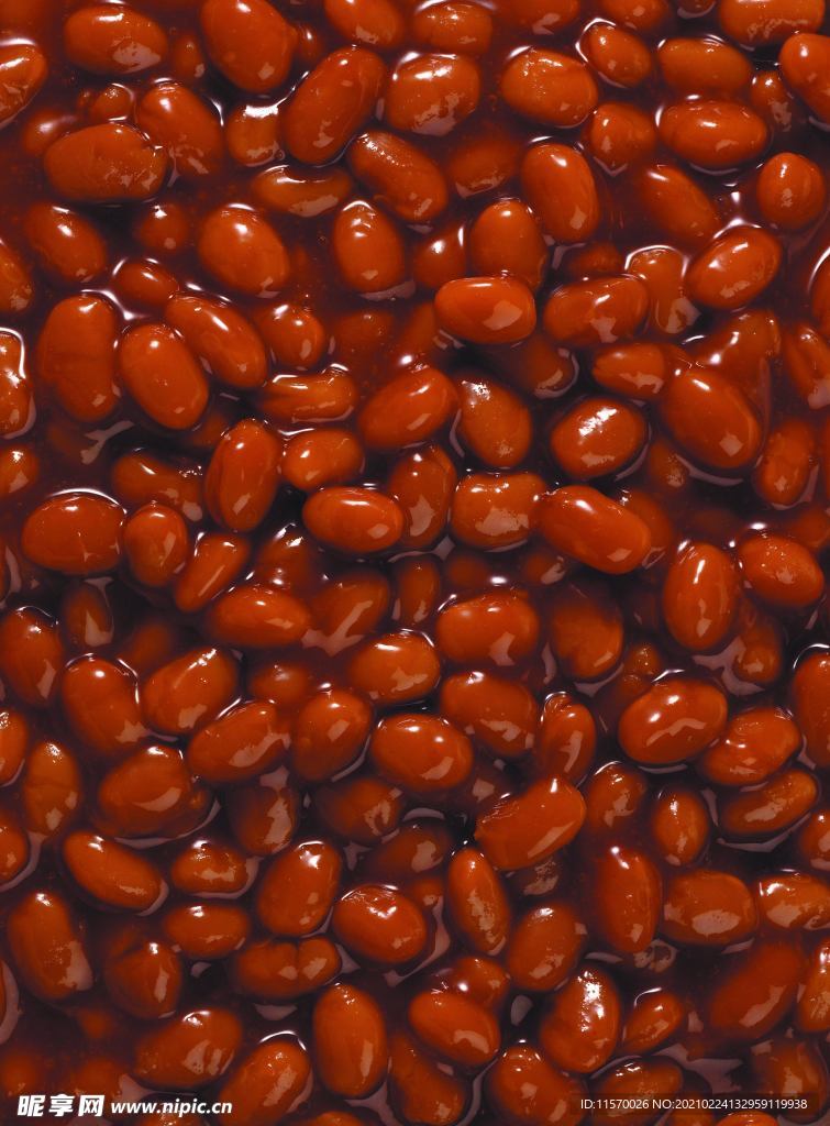 红豆 食物背景
