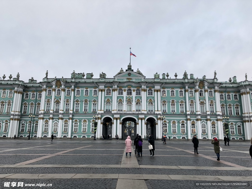 俄罗斯圣彼得堡冬宫博物馆建筑