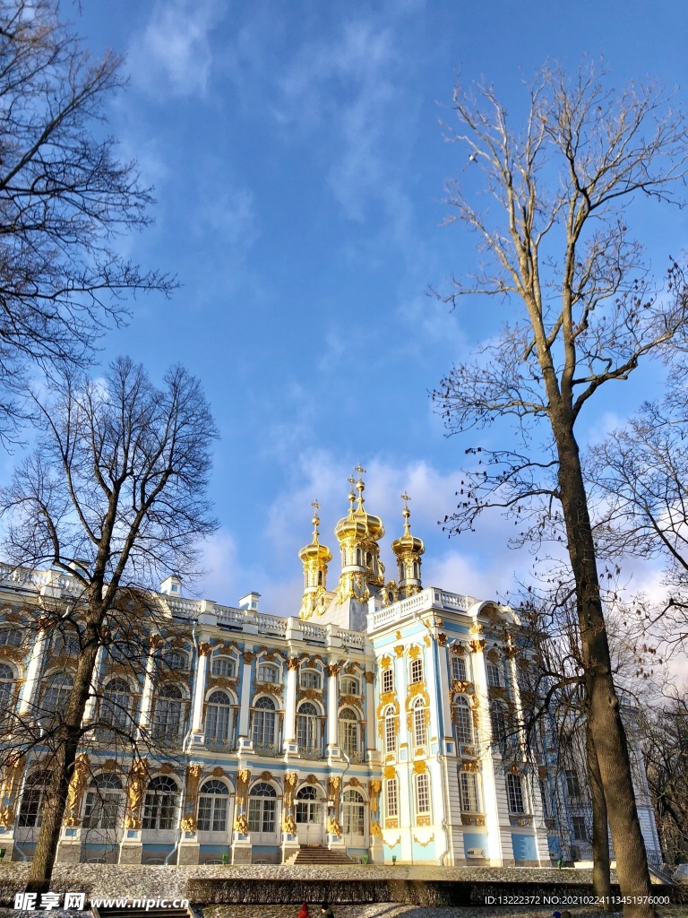 俄罗斯风景摄影照片圣彼得堡叶宫