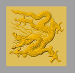 CAD浮雕装饰画模型