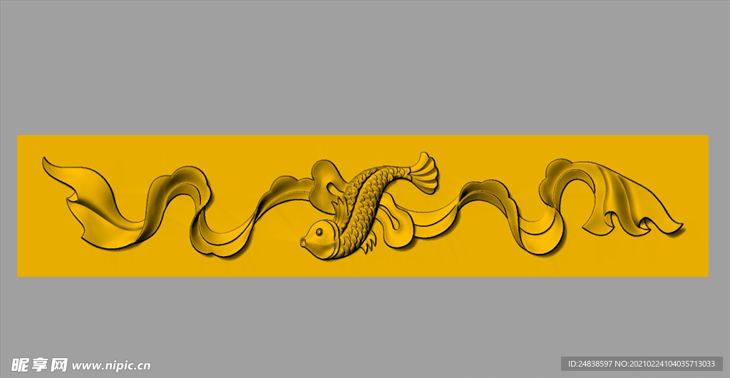 CAD浮雕装饰画模型