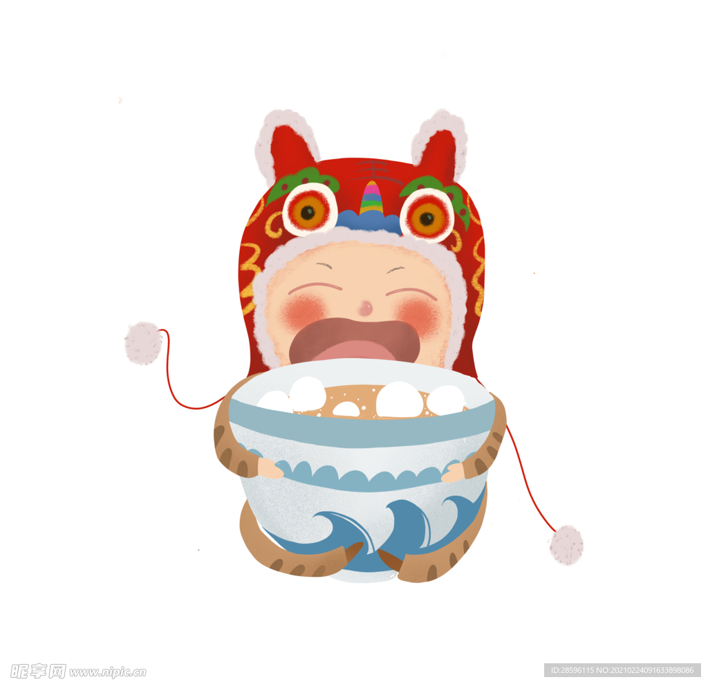 元宵插画