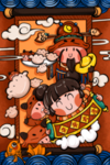 元宵插画