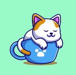 卡通小猫