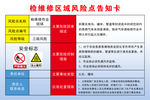 检维修区域风险点告知卡
