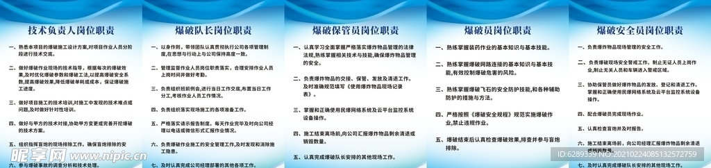 爆破  责任人  制度 标牌
