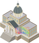 2.5d城市ai图片