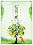 植树节海报
