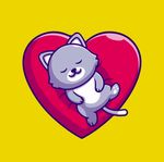 卡通小猫