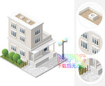 2.5d城市eps素材文件