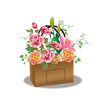 感恩节手绘花束
