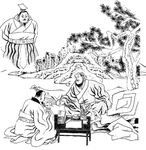 古代人物线稿
