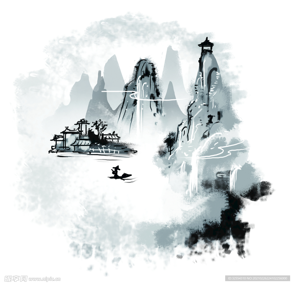 水墨山水