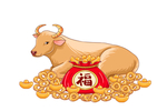 牛年国潮素材