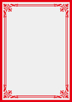 红色边框 素材
