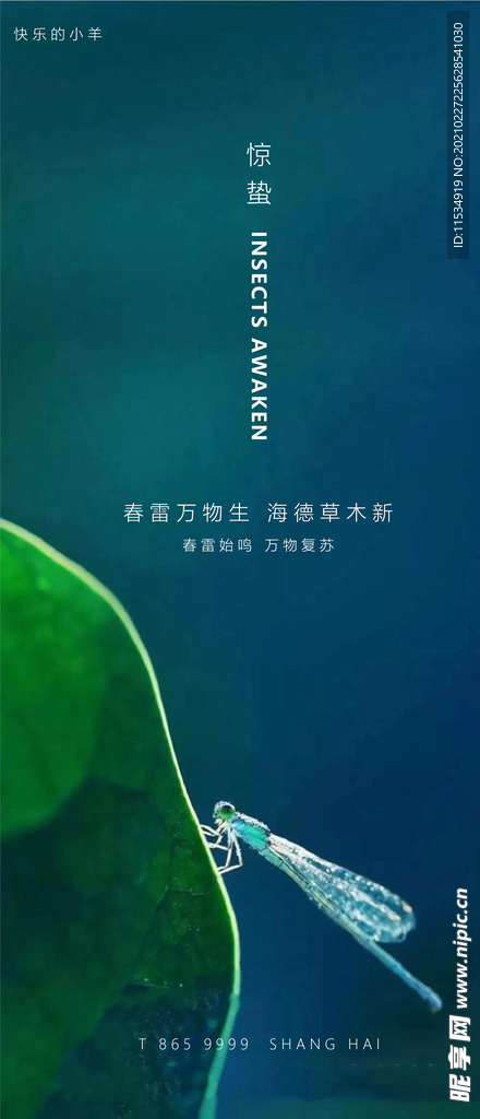 惊蛰节气海报
