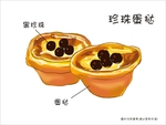 手绘小吃
