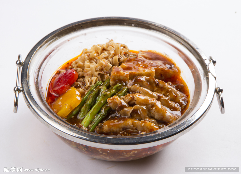 辣串面 图片