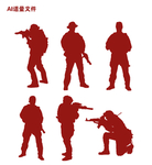 军人剪影