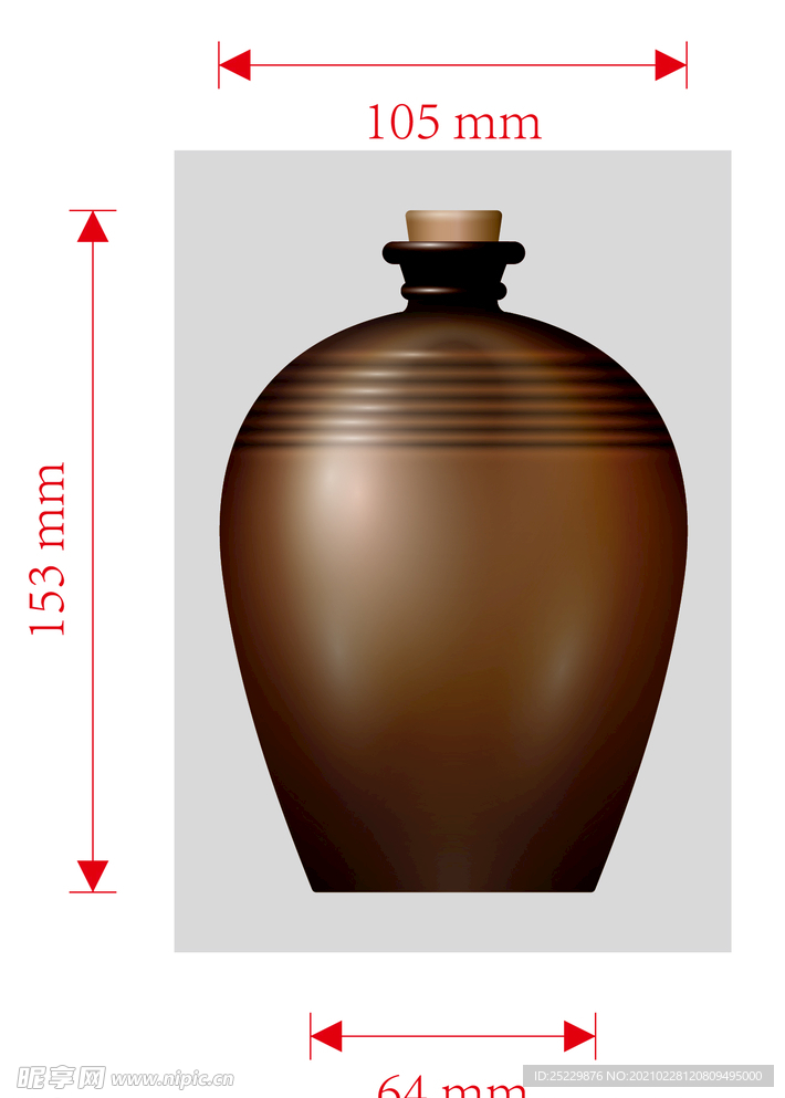 500ml坛子酒